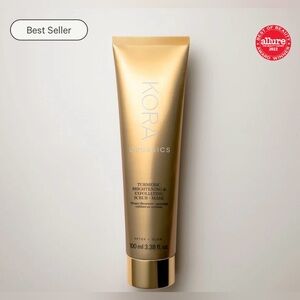 KORA Organics Turmeric Brightening & Exfoliating Scrub + Mask